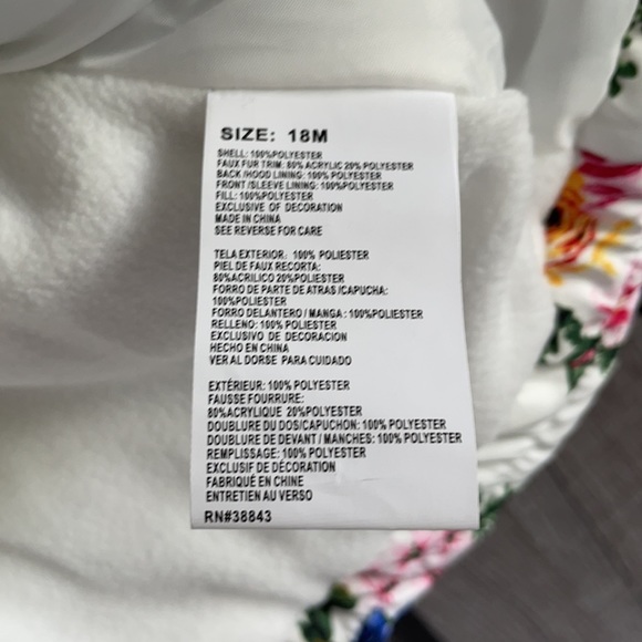 2/$60⭐️Rothschild floral coat and mitts set - Picture 12 of 13